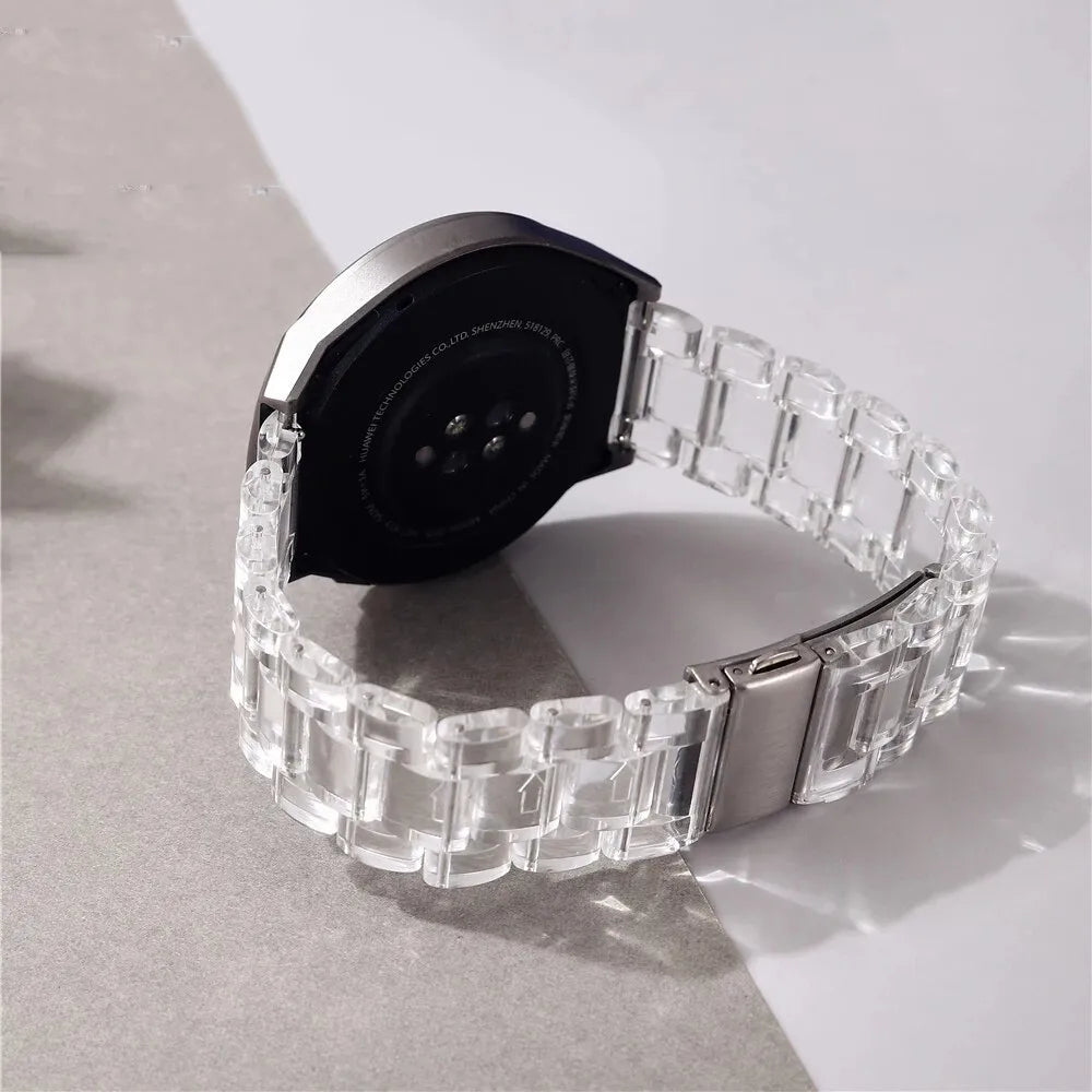 Samsung Galaxy Watch8, 9 & Ultra Clear Link Bracelet Band