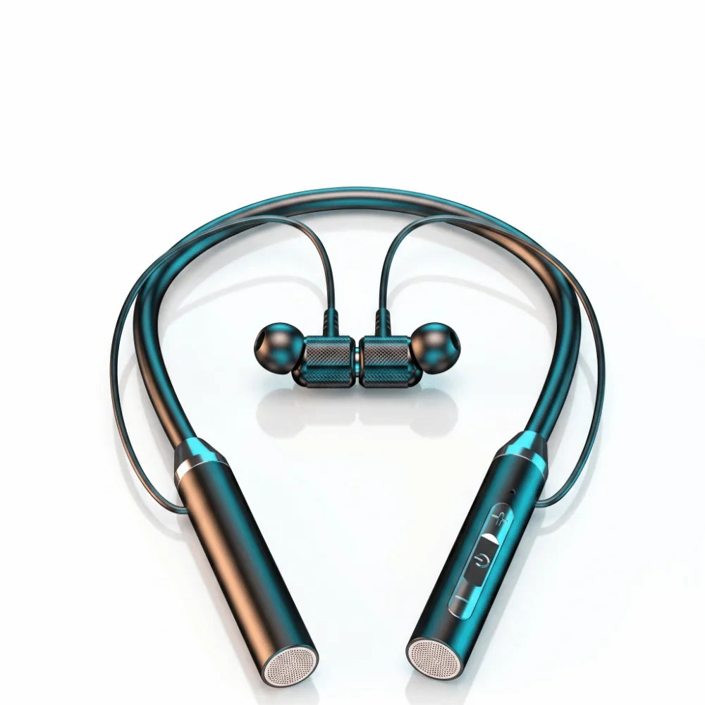 Bluetooth 5.0 Wireless Bluetooth Headphones With Mic 9D Stereo Neckband Earphone Wireless HiFi Stereo Bluetooth Earphone