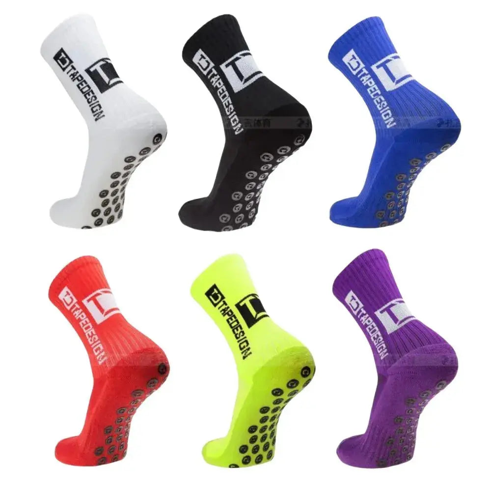 Men's & Women's Football & Running Socks  Anti Slip Grip