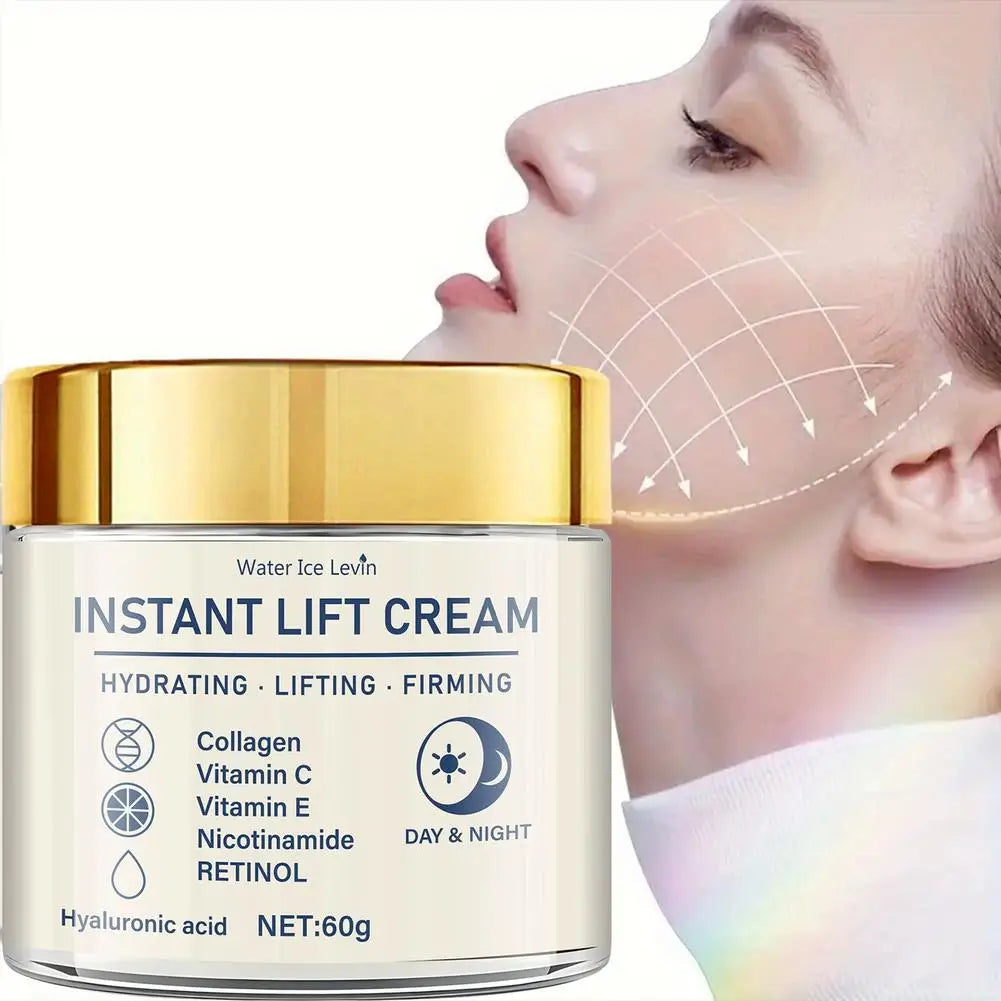 60g Firming Face Cream Collagen Moisturizer with Hyaluronic Acid, Niacinamide,Retinol, Moisturizing Firming Tightening Skincare