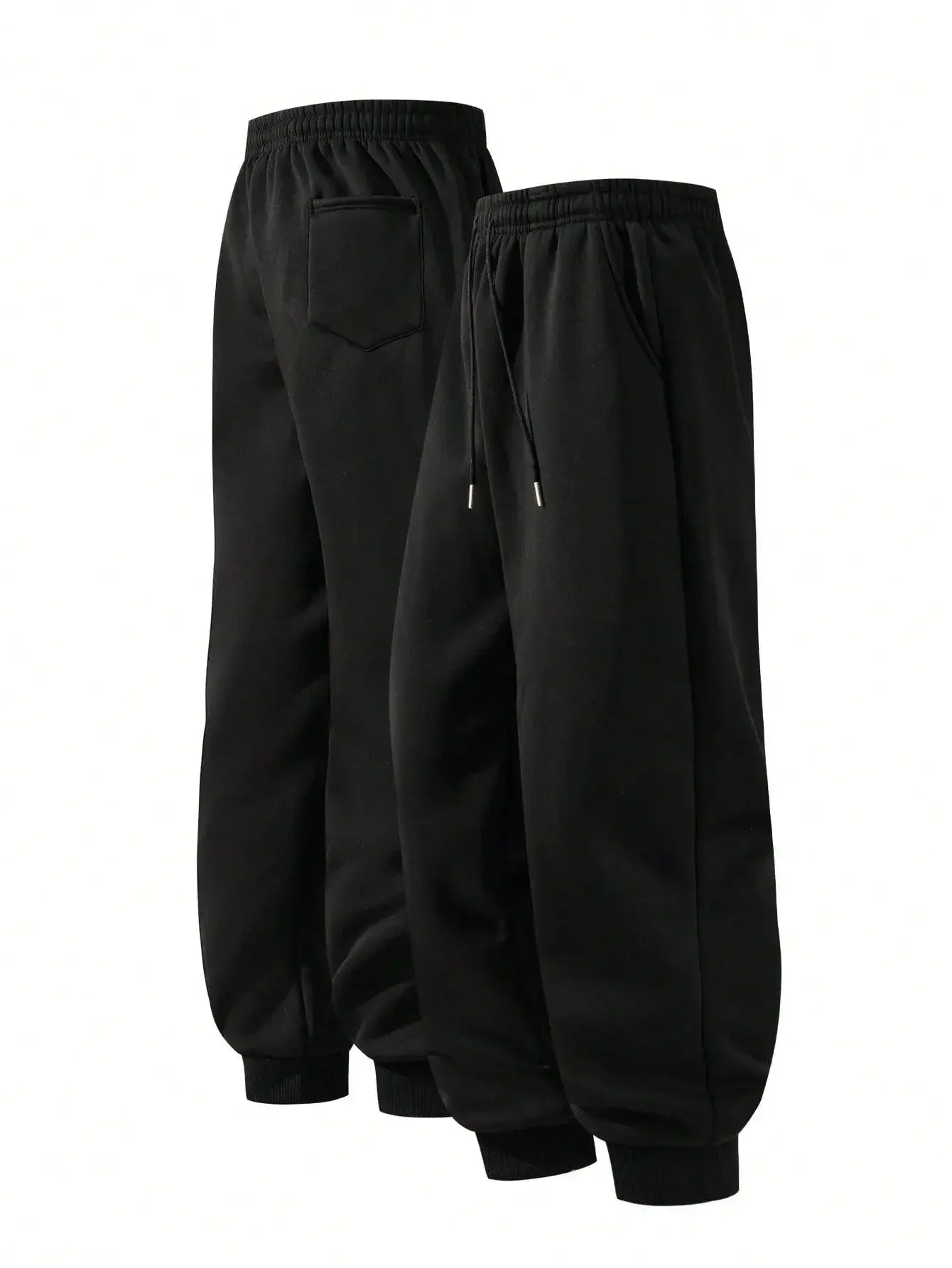 Goku Print New Streetwear 2025 Mens High Waist Cotton Pants Wide Leg Trousers Loose Fit Casual Breathable Sweatpants