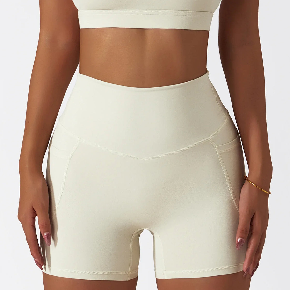 High Waisted Yoga Shorts for Women