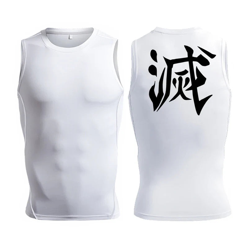 Men's Anime Inspired Compression Tank
