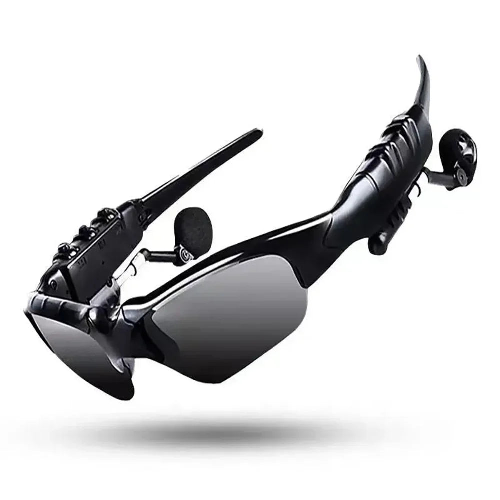 Stereo Wireless Bluetooth 5.0 Headset Glasses Outdoor Cycling 2 in 1 Glasses for Driving Cycling Sport Noise Reduction Headphone