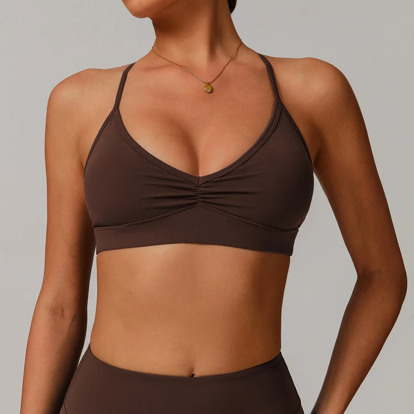 Gym Underwear Women Sport Bras Sports Bra Anti-sweat Breathable Yoga Bra Shockproof Crop Top Fitness Top Push Up Workout Tops