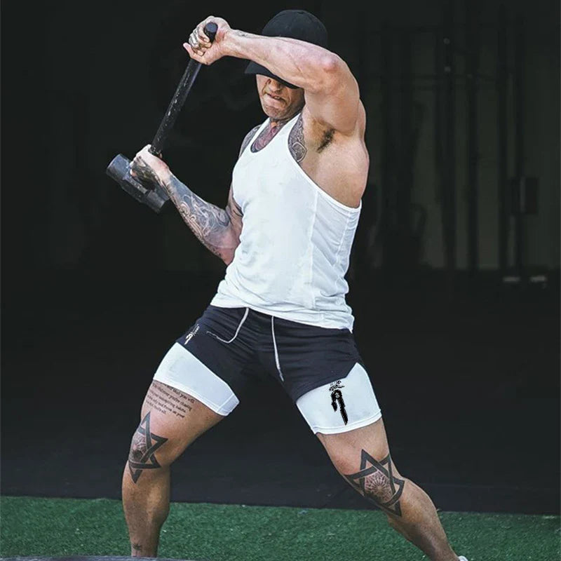 Pantalones cortos de alto rendimiento FlexiFit 2 en 1