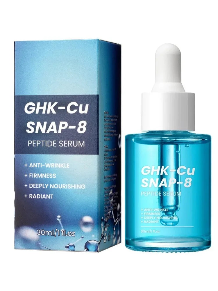 Premium GHK-Cu Copper Peptide SNAP-8 Anti-Aging Essence Fade Fine Lines Lifting Firming Hydration Boost Collagen All Skin Types