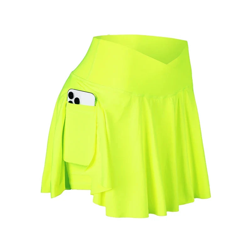 Women's 2 in 1 Tennis Skort with Pockets