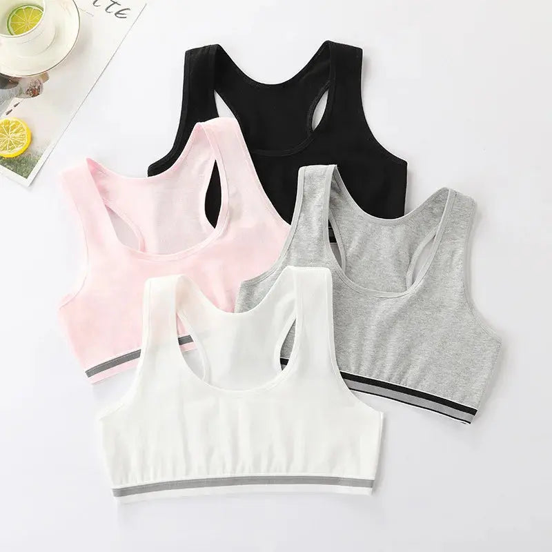 Soft Cotton Training Bras for Young Girls