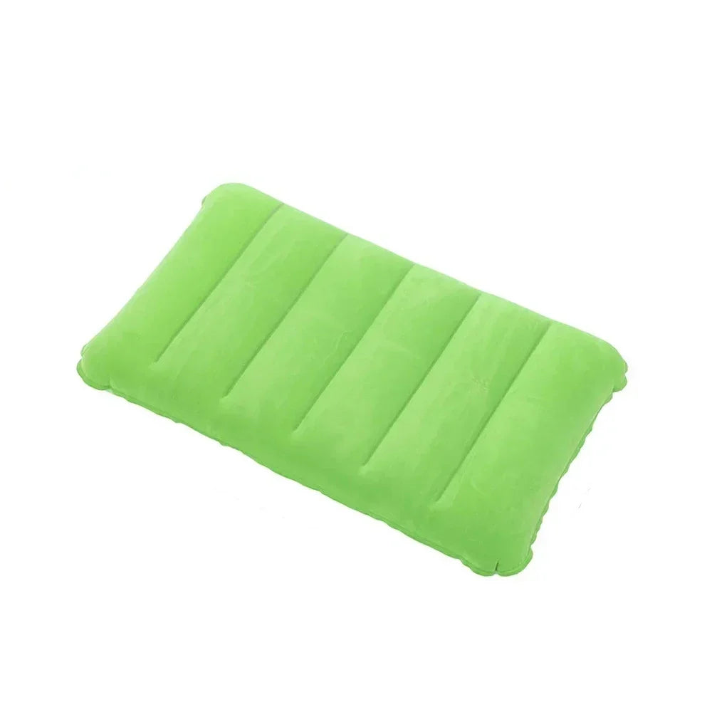 47x30cm Air Cushion Pillows Outdoor Camping Sleep Cushion Folding Square Inflatable Pillows Travel Backrest Plane Head Rest Big