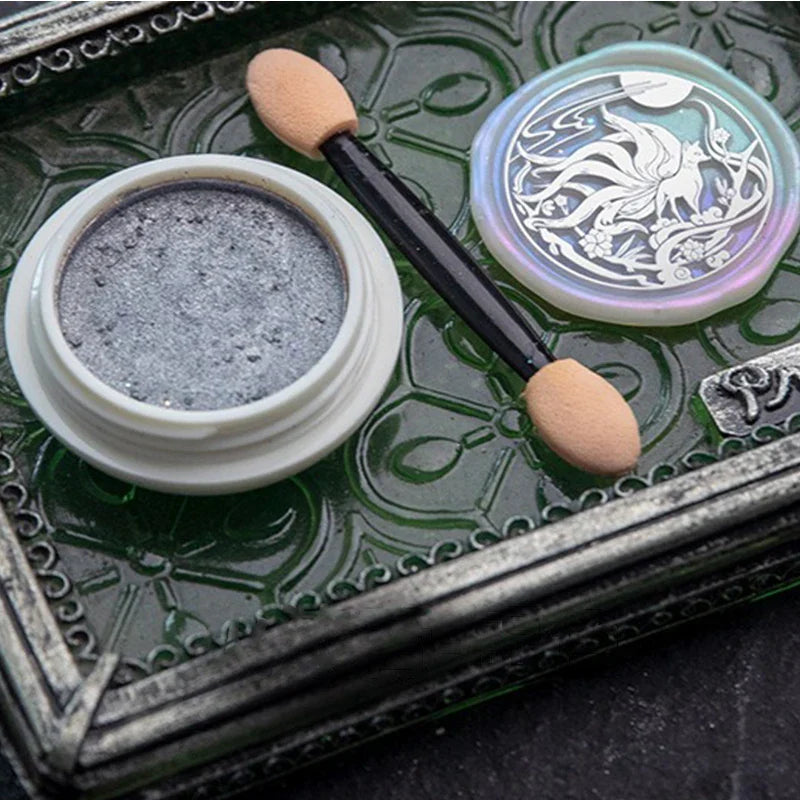 Fire Lacquer Glitter Wax Seal Stamp | DIY Invitation Decor