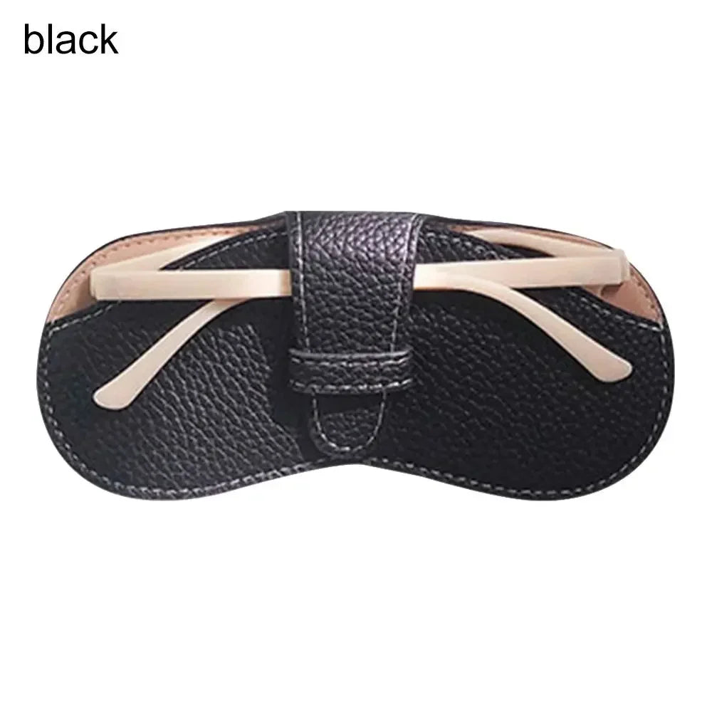 2023 Fashion Simple Portable Glasses Bag PU Leather Sunglasses Box Storage Bag Anti Pressure Eyeglasses Protective Cover