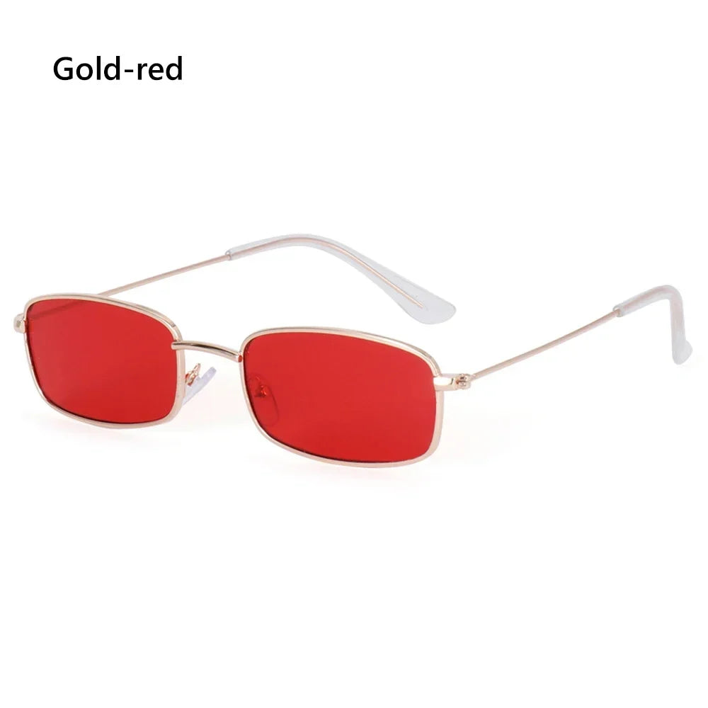 1PC Vintage Small Frame Shades Retro Oval Black Sunglasses Unisex Luxury Brand Designer Pink Sun Glasses Female Travel Eyewear