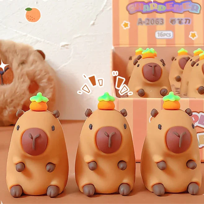 Sacapuntas de Capibara Kawaii