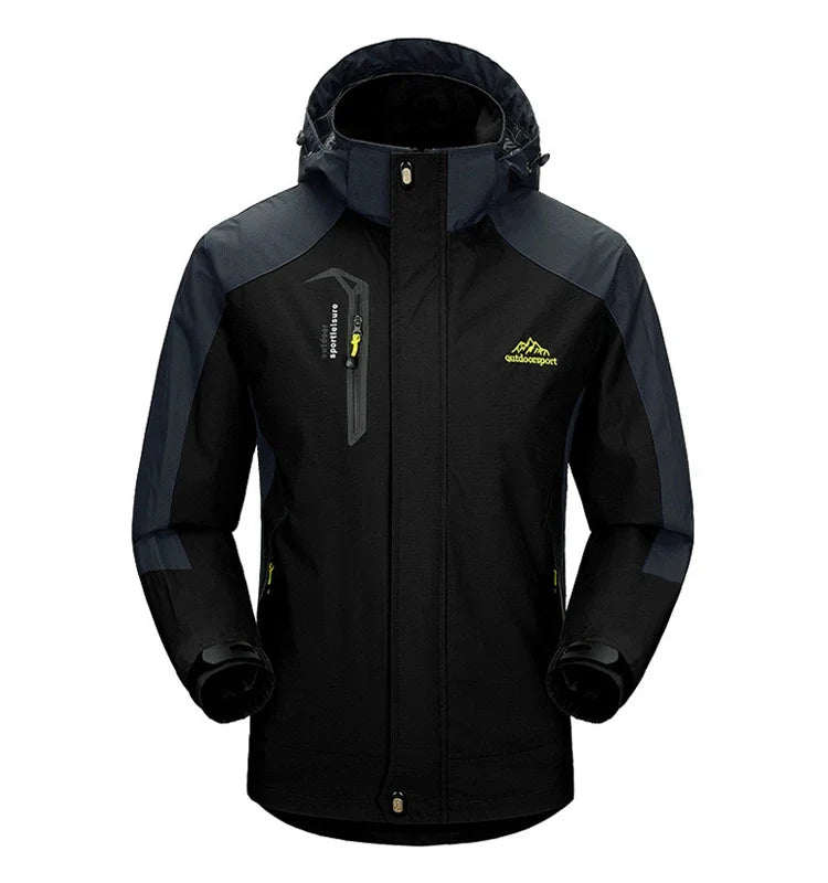 Men's Lightweight Waterproof Rain Jacket 5000mm Windbreaker Lined Casual Spring Autumn Fishing Hiking Outdoor Leisure Jacket