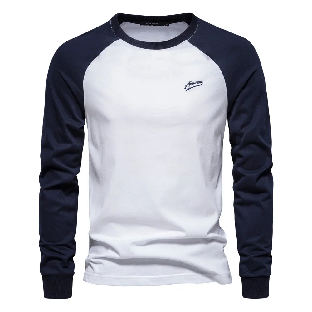 Casual Patchwork T Shirts for Men