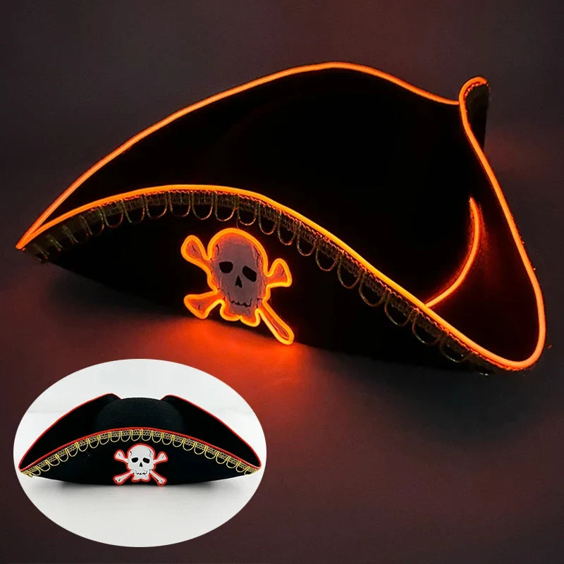 Bachelorette Party Glowing Supplies Luminous Bride Cowgirl Hat LED Pearlescent Cowboy Cap Fashion Neon Light Hat For Party