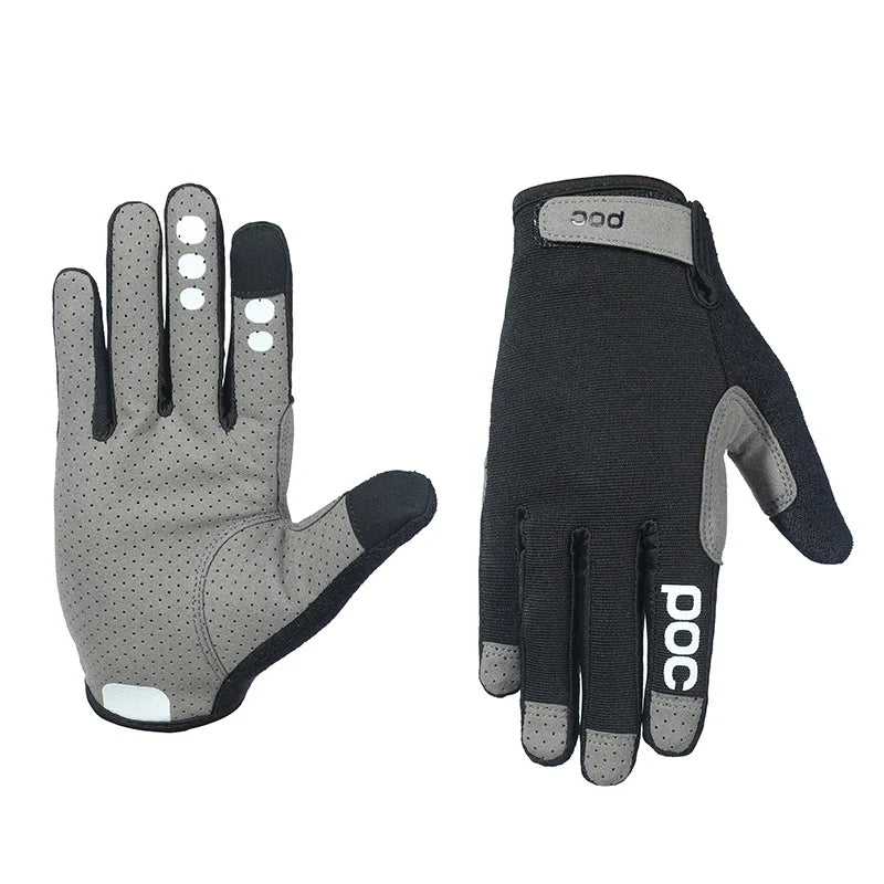 p0c 15 colour dh mx bike long finger all-season model wearable and comfortable riding gloves universal