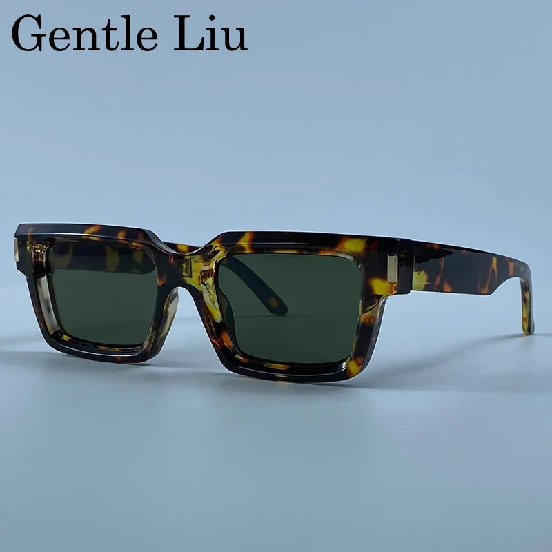 Photochromic Steampunk Square Sunglasses Men 2026 Luxury Designer Vintage Punk Sun Glasses Hip Hop Streetwear Driving Eyewear
