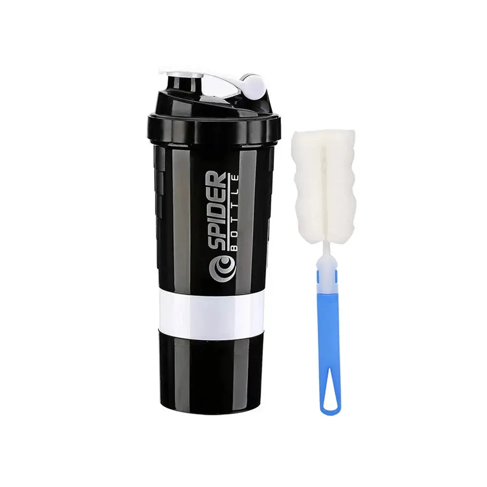 Portable Exercise Shaker with Mixing Compartments