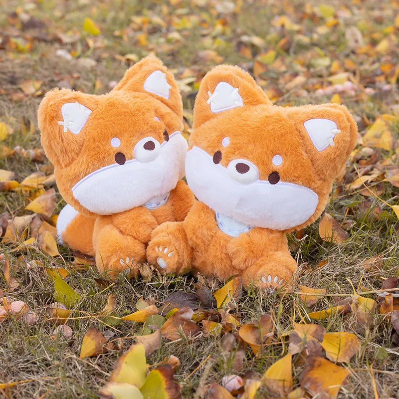 Peluche de zorro de cola grande