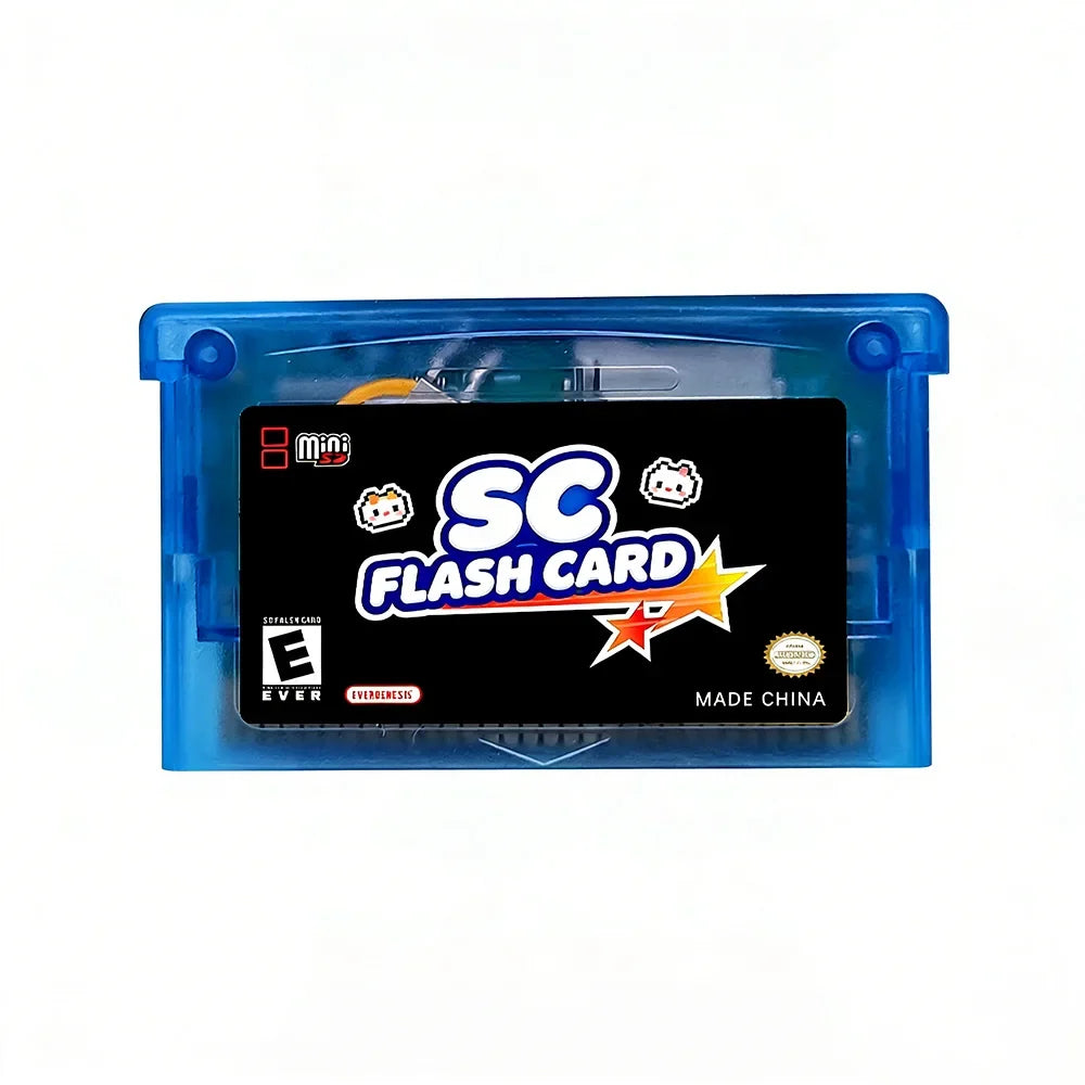 New 5000 in 1 SCFW V2.0 Card Mini GBA FlashCard For GBA GBC GB NES with 8G TF Card Adapter For SP GBM IDS NDS NDSL Game Console
