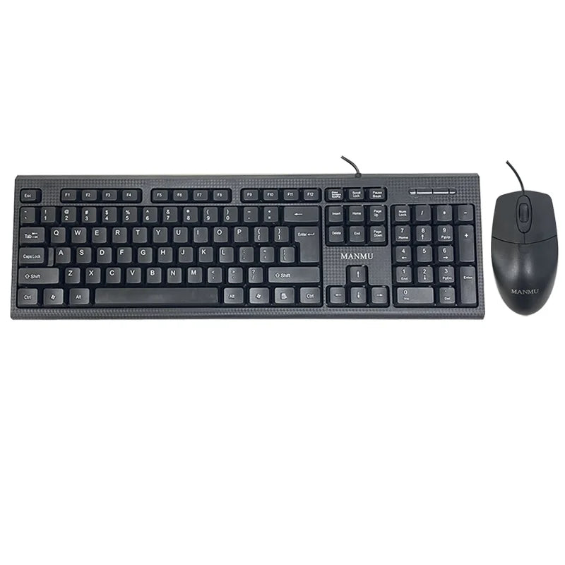MANMU Office Wired Keyboard Gaming High Quality Keyboard And Mouse Set Keyboard Gaming Setup