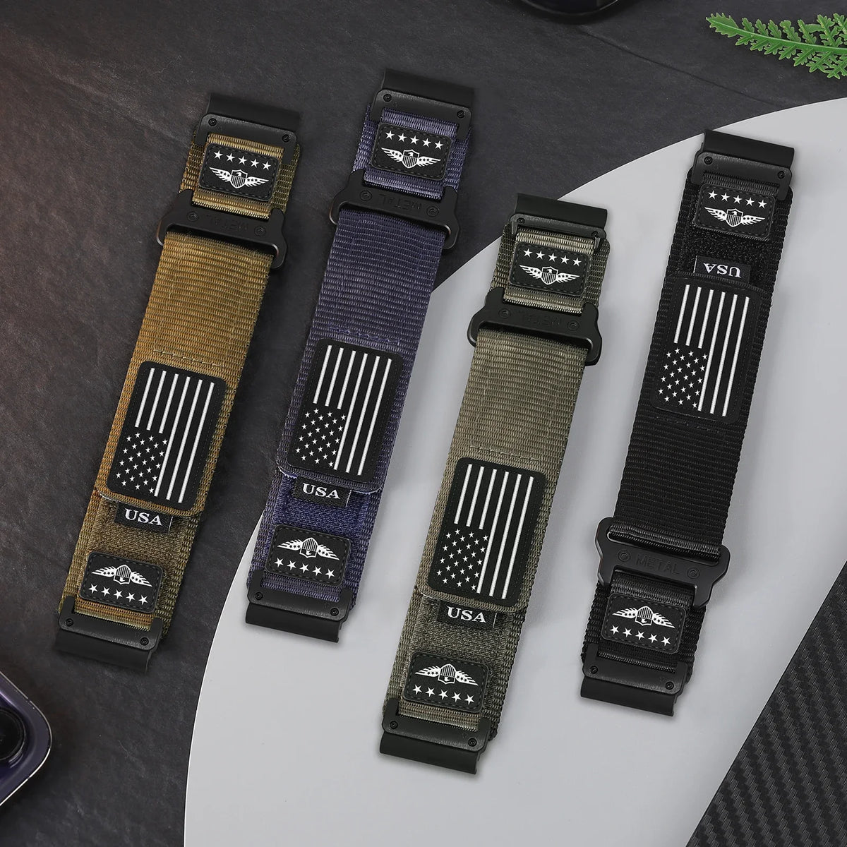 Garmin Trail Loop Nylon Strap - Tactical and Breathable Band