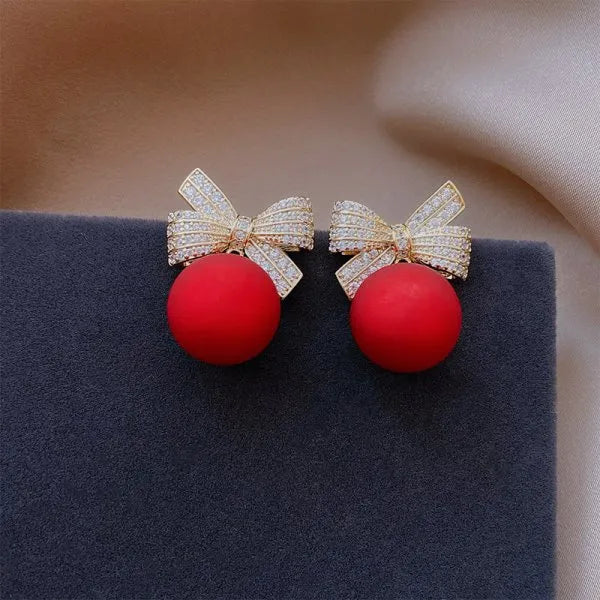 Pendientes de adorno navideño
