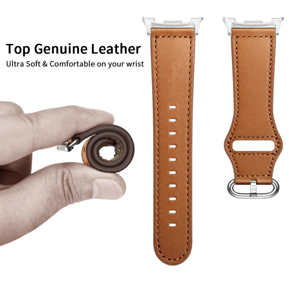 Samsung Galaxy Watch8, 8 Classic & 9 Genuine Leather Band