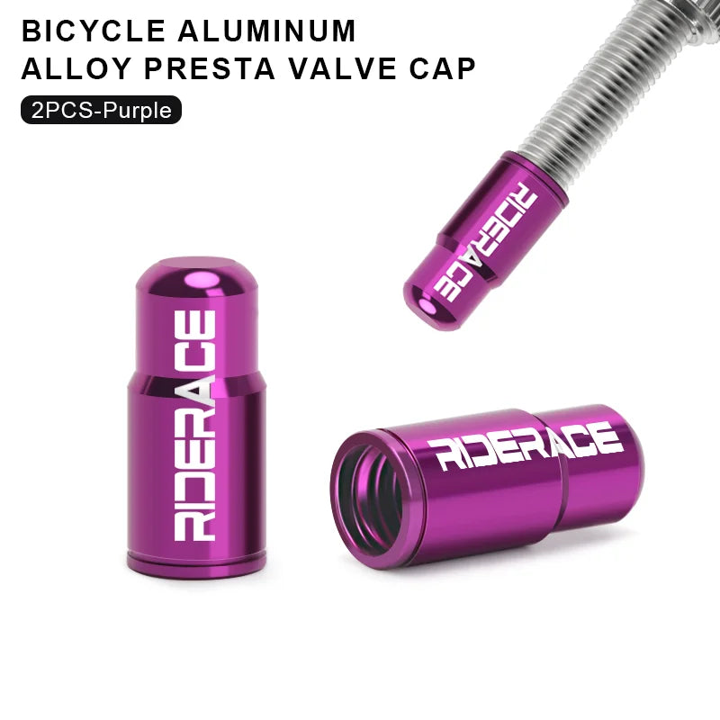 2/4/10Pcs Bicycle Tire Valve Cap Dustproof Lightweight Aluminum Alloy MTB Road Bike Tube Tyre Gas Nozzle Cover For FV Presta
