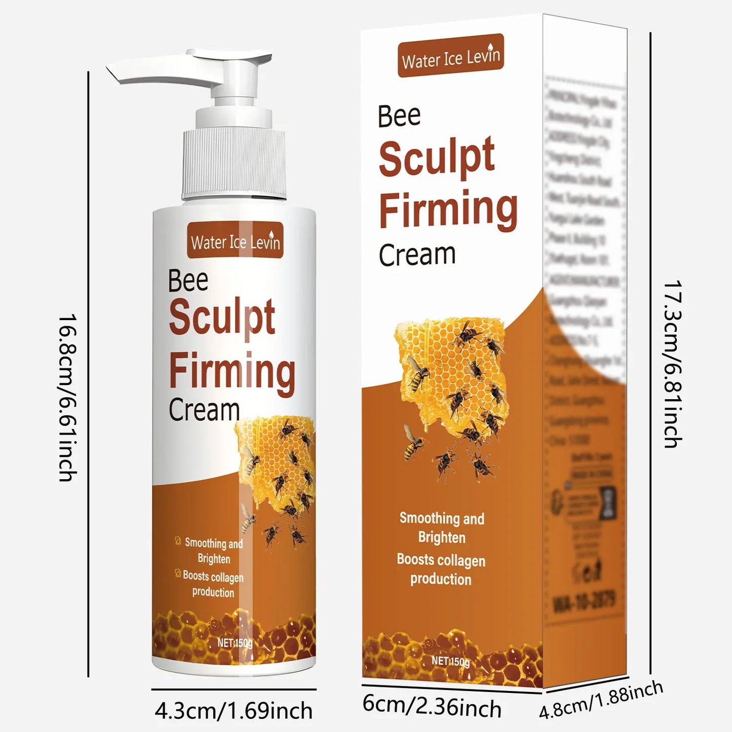 Bee Sculpt Firming Cream - Skin Tightening Cream - Reduces Fine Lines - Lifts and Moisturizes Skin with Natural Collagen