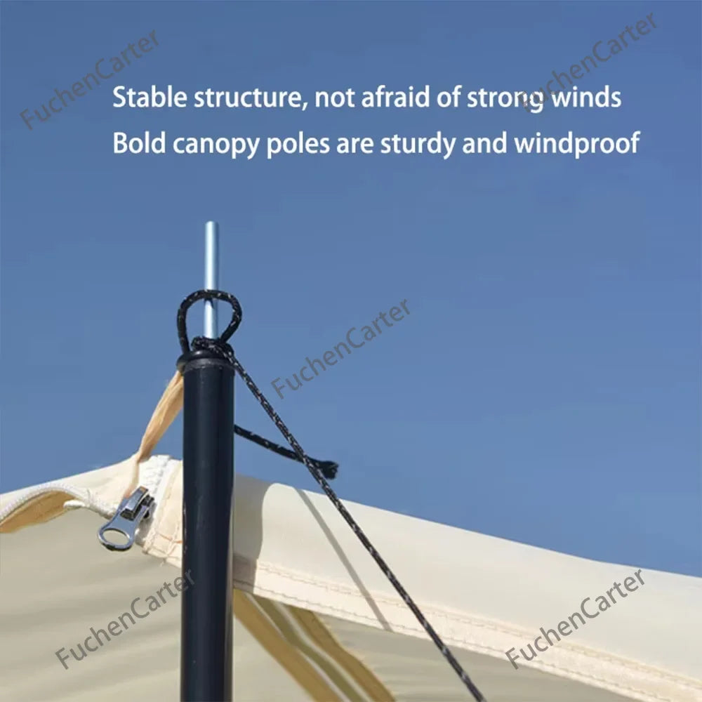 Outdoor Car Camping Tent Portable SUV Rear Trunk Tent 3-Sided Extended Tailgate Shade Shelter Vehicle Rear Waterproof Shelter
