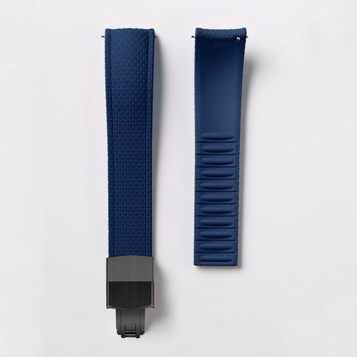 Samsung Galaxy Watch 7, 6, 5, 4 & FE Curved-End FKM Rubber Band
