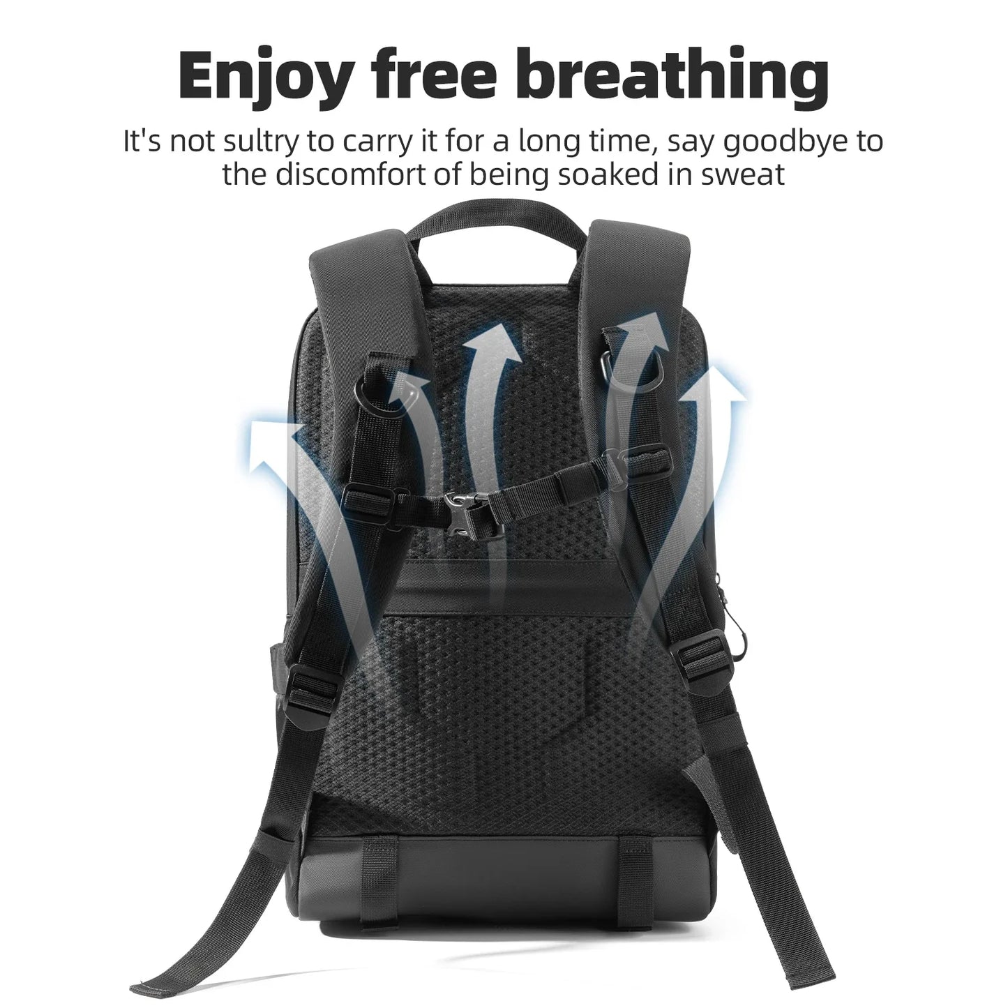 ROCKBROS Shoulder Bag 20L Large Capacity Solar Power Supply Backpack 10V USB Portable Solar Panel Outdoor Sports Hiking Backpack