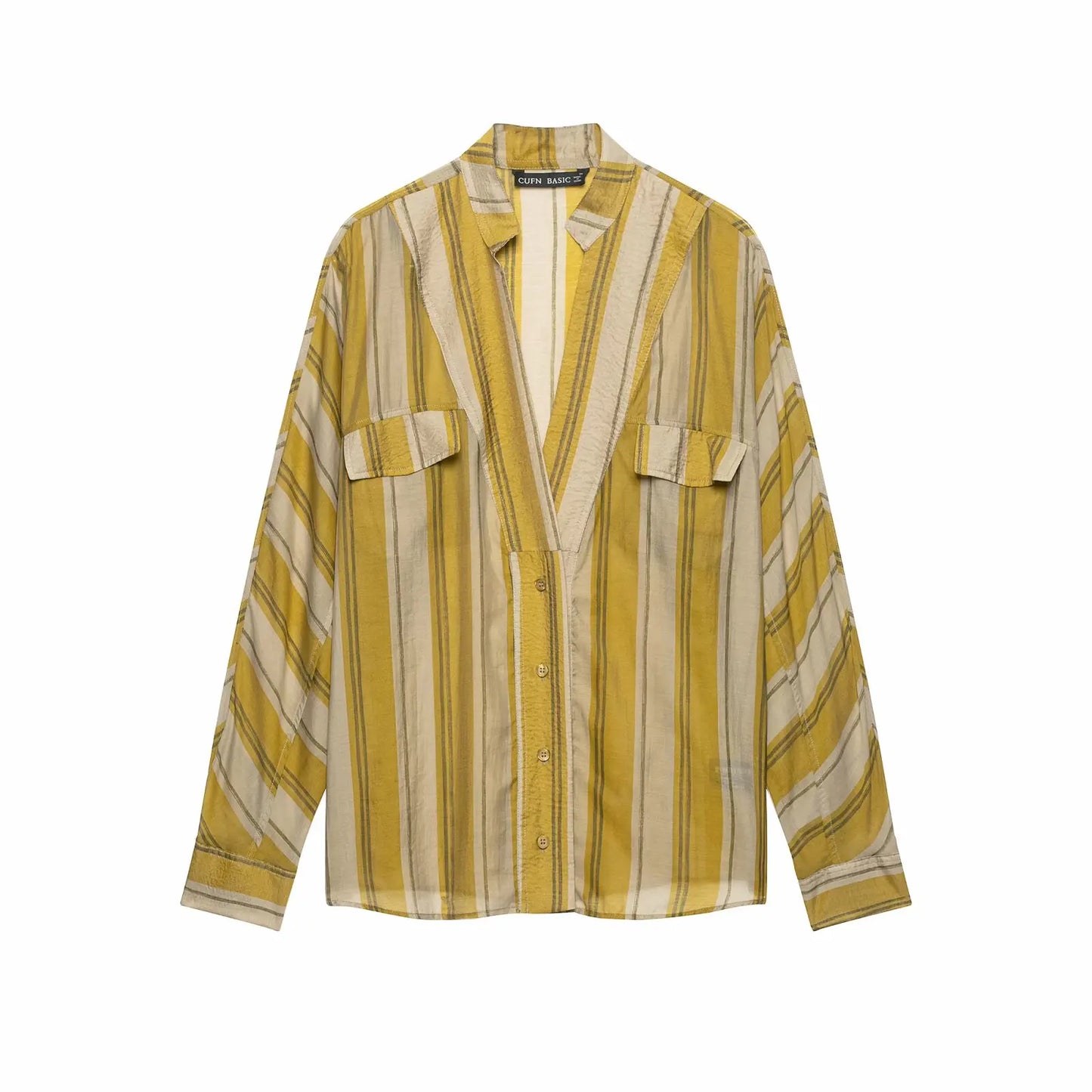 KLKXMYT Fashion Stripe Women's Tied Pants Set Long Sleeve V-Neck Shirt Tops Suits 2026 Autumn Casual 2 Pieces Set Women ﻿ ﻿