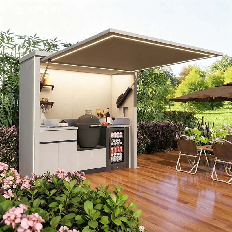 Outdoor Kitchen for Sale Wholesale Smart Design Affordable Waterproof Mobile for Camping Catering Events Custom