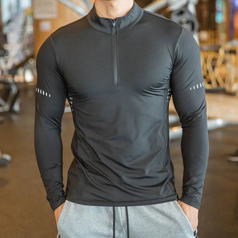 Camiseta de compresión deportiva ActiveFit para hombre