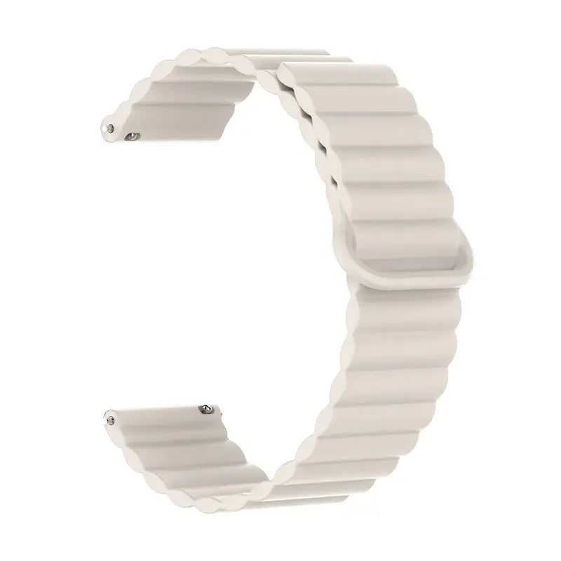 Amazfit Balance, GTR, GTS & Bip Ribbed Magnetic Silicone Loop Band