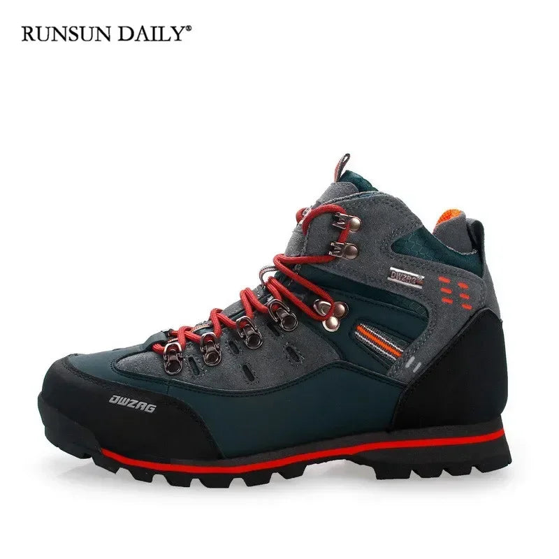 Men Outdoor Ankle Boots Mountain Climbing Sneaker Mens Waterproof Sports Shoes Fashion Casual Snow Boots Hiking Shoes