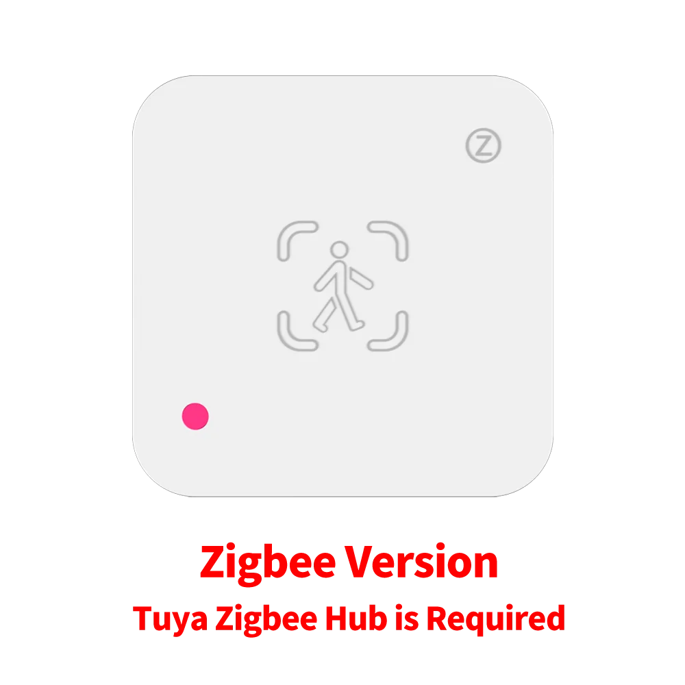 Tuya Zigbee WiFi  Human Presence Sensor MmWave Radar Detector With Luminance Sensor For Smart Home Smart Life replace PIR Sensor