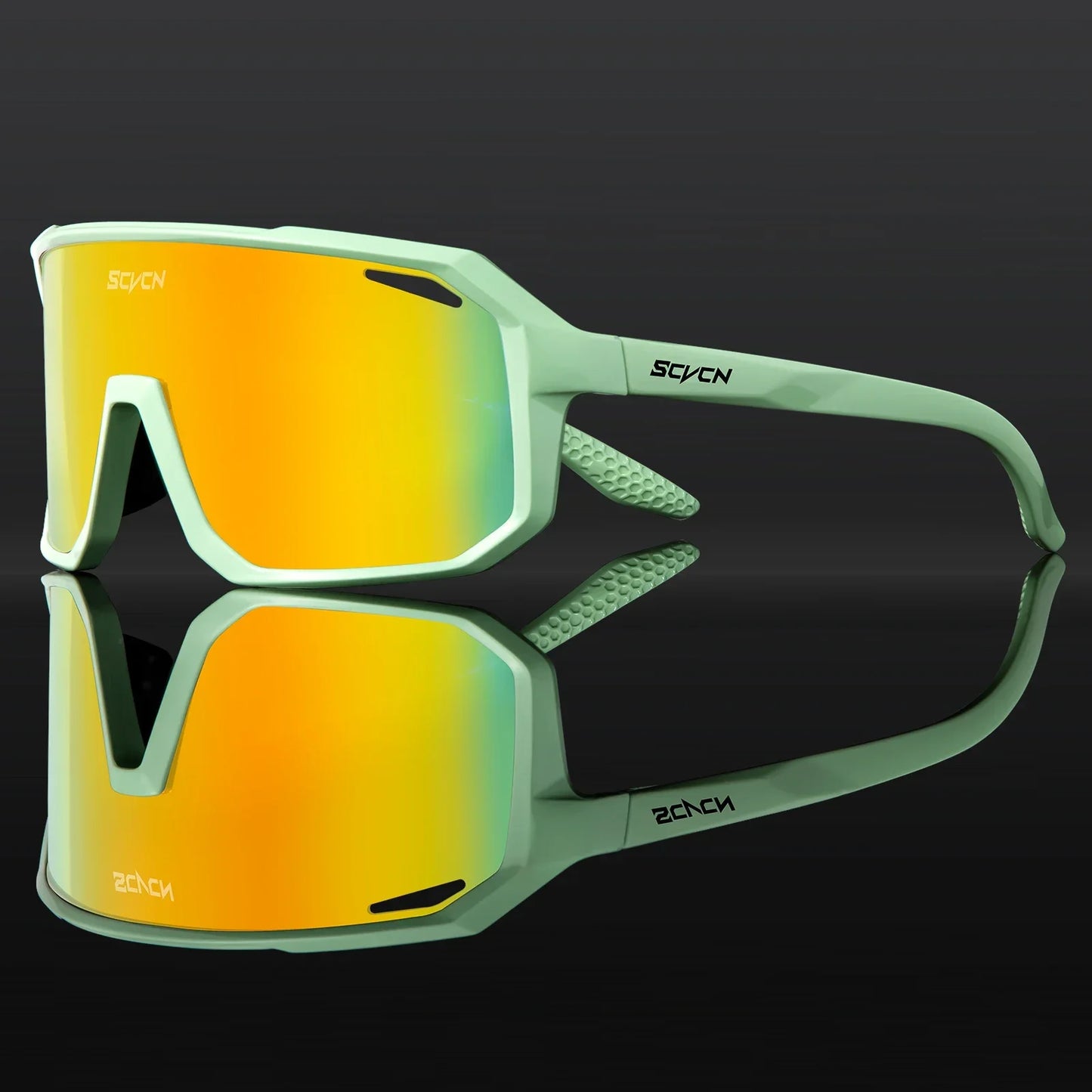 SCVCN Photochromic Cycling Sunglasses Road Driving Bike Glasses Outdoor Sports Mountain Hiking Men Women Bicycle UV400 Goggles