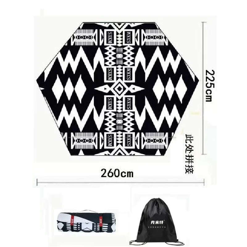 Camping Mat Outdoor Portable Ultra-light Waterproof Picnic Blanket Nature Hike Car Travel Tent Mat Beach Equipment Supplies