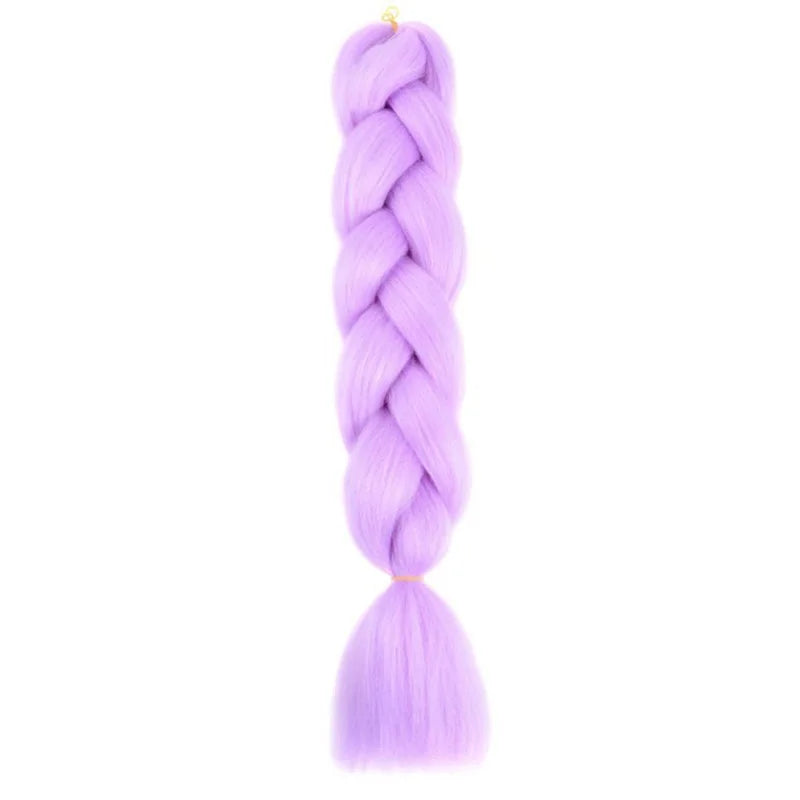 24-Inch Jumbo Box Braiding Hair Extensions | Yaki Straight Synthetic Dreadlocks