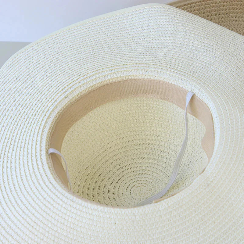 Sombrero de paja de verano para mujer