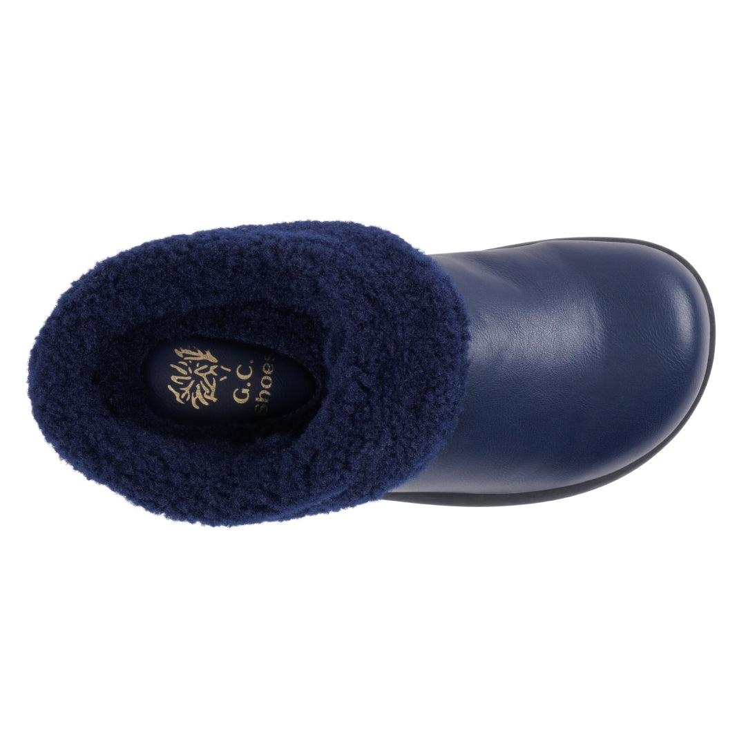 Flats Shari azul marino para mujer