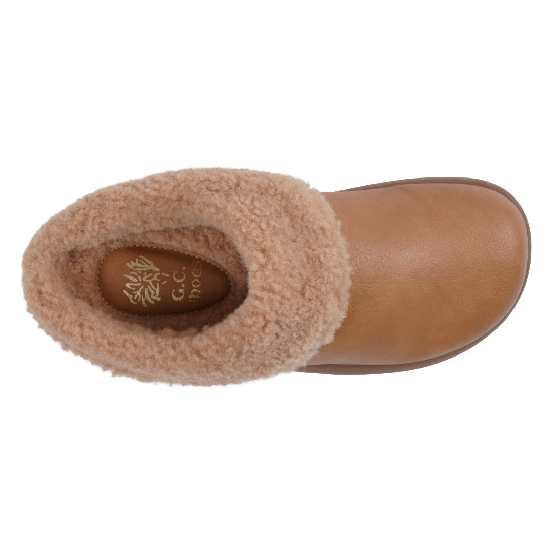 Mocasín Shari coñac para mujer