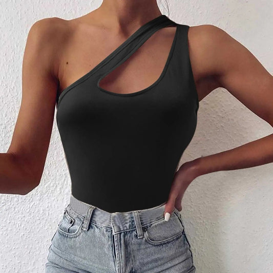 Trendsi Sheer Asymmetrical Cami Top — Modern Going Out Style