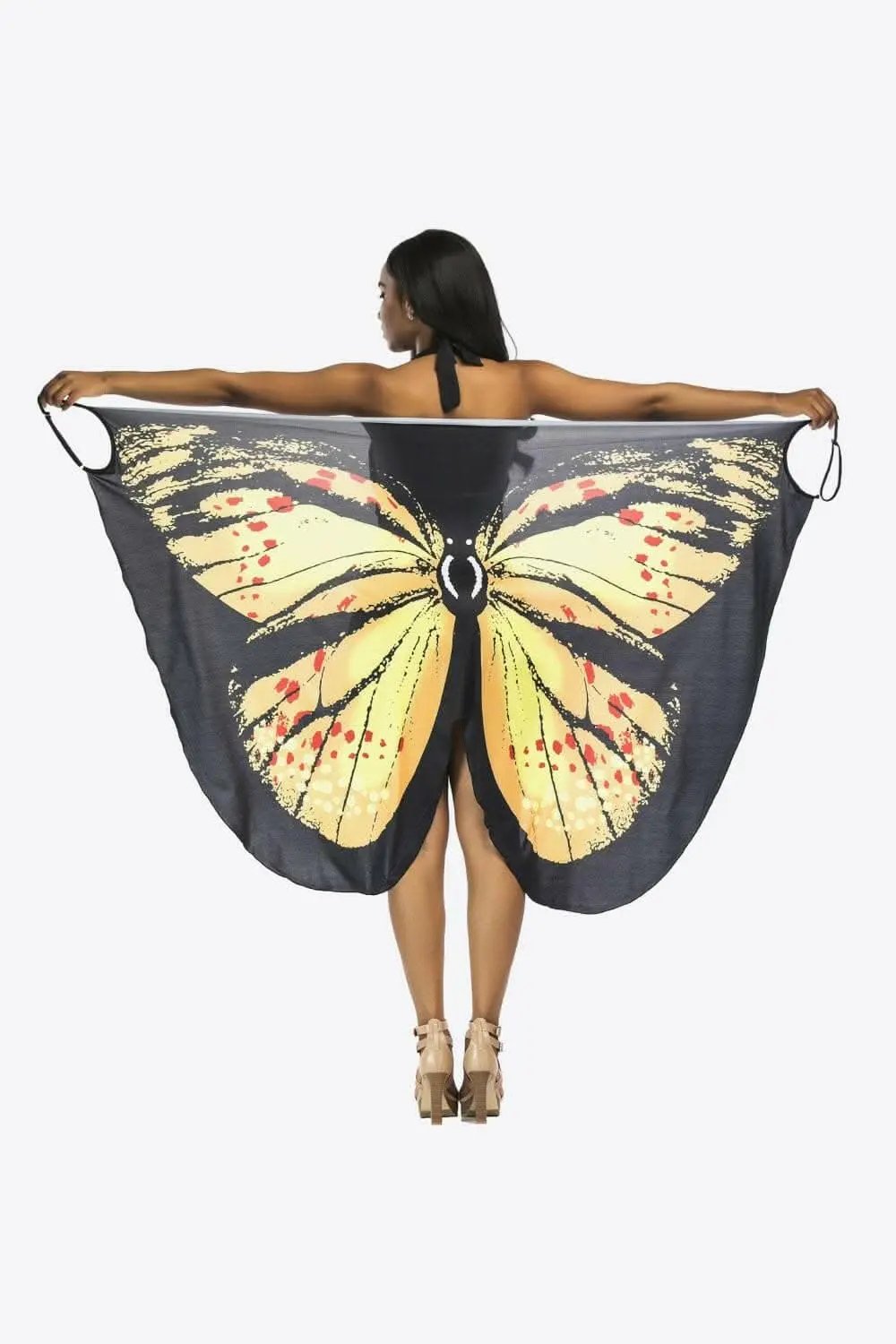 Dresses Trendsi swimwear - Sheer butterfly cover-up dress
