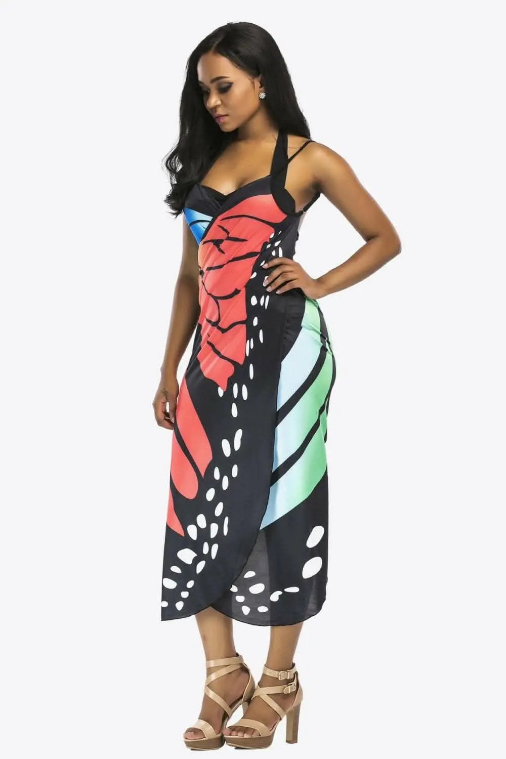 Dresses Trendsi swimwear - Sheer butterfly cover-up dress